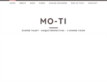 Tablet Screenshot of motiproductions.com